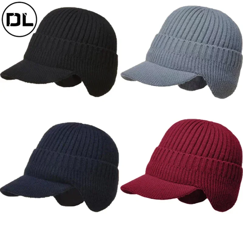 Winter Knitted Hat Outdoor Cycling Ear Protection Warmth Peaked Cap Casual Fashion Sunhat Bomber Hats Motorcycle Equipments
Winter Knitted Hat Outdoor Cycling Ear Protection Warmth Peaked Cap Casual Fashion Sunhat Bomber Hats Motorcycle Equipments