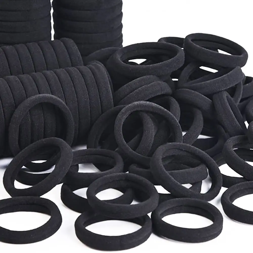 100Pcs Seamless Cotton Hair Ties - No Crease, Gentle on Hair, Strong Hold for Thick Hair
100Pcs Seamless Cotton Hair Ties - No Crease, Gentle on Hair, Strong Hold for Thick Hair