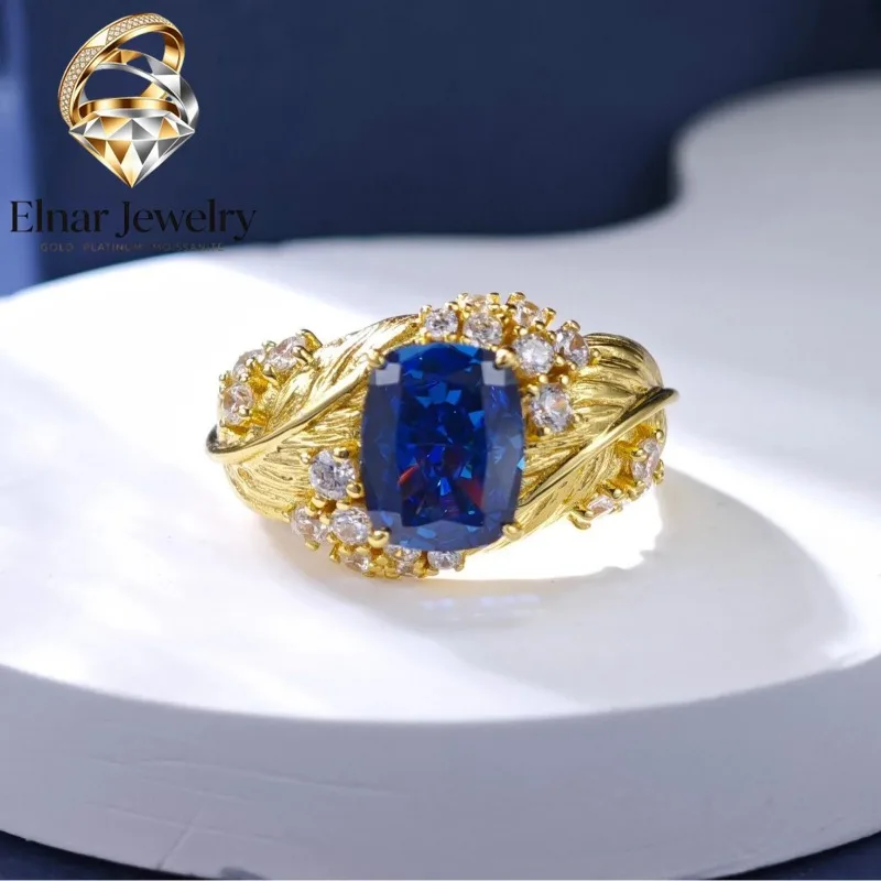 Elnar Jewelry Luxury 100% Real 18k Gold Feather brushed royal blue treasure 3 karat diamond ring
Elnar Jewelry Luxury 100% Real 18k Gold Feather brushed royal blue treasure 3 karat diamond ring