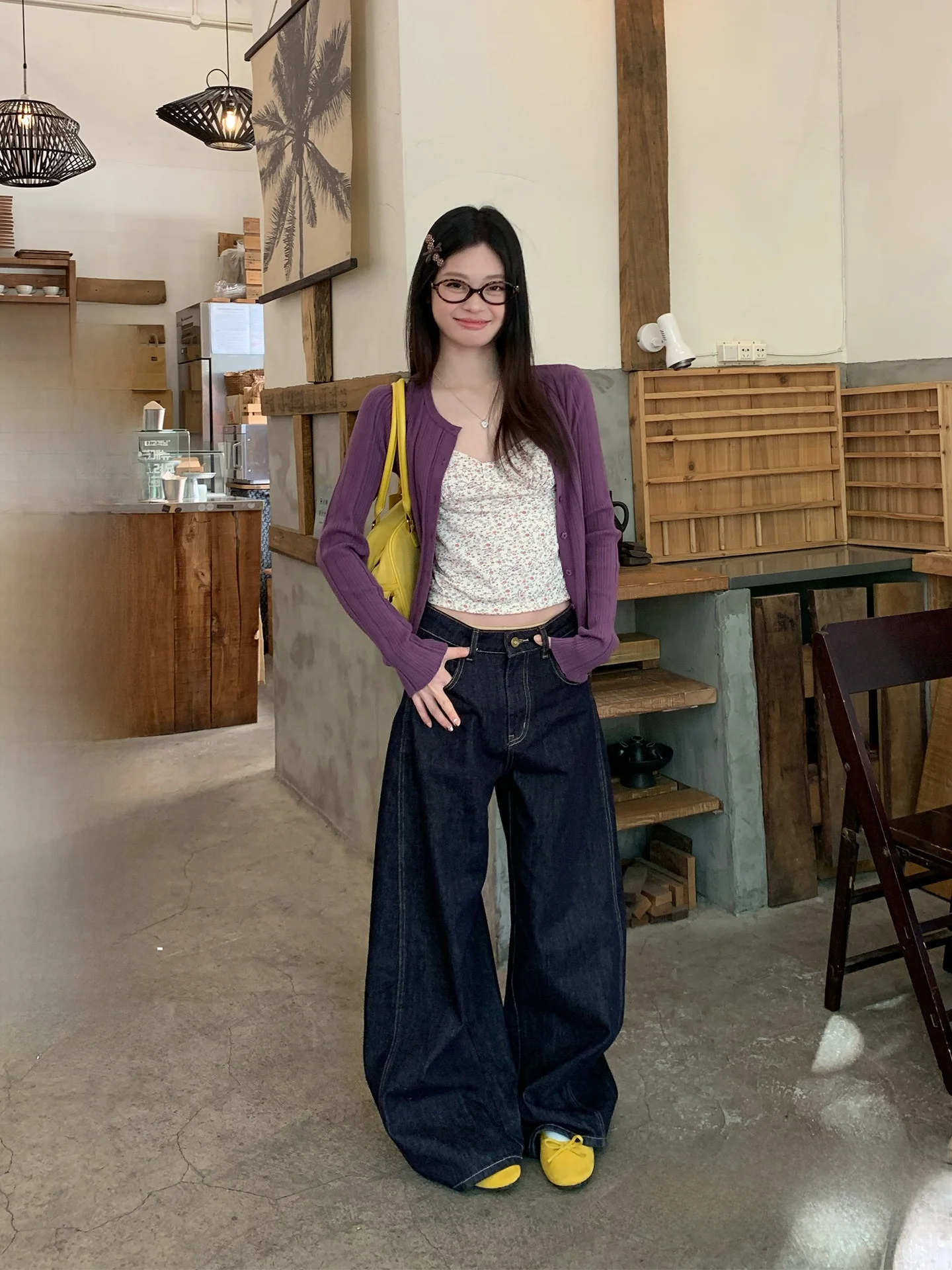 Deep Blue Wide Leg Jeans Women's Summer New Style Loose Floor-Length Casual High Waist Straight Cut Knife Denim Pants
Deep Blue Wide Leg Jeans Women's Summer New Style Loose Floor-Length Casual High Waist Straight Cut Knife Denim Pants