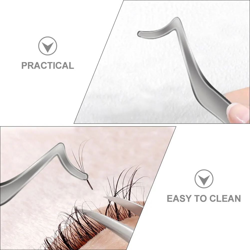 Eyelash Tweezers Stainless Steel Curved Tip Women Makeup Tools False Eyelashes Extension Practical Lash Applicator Easy To Clean
Eyelash Tweezers Stainless Steel Curved Tip Women Makeup Tools False Eyelashes Extension Practical Lash Applicator Easy To Clean