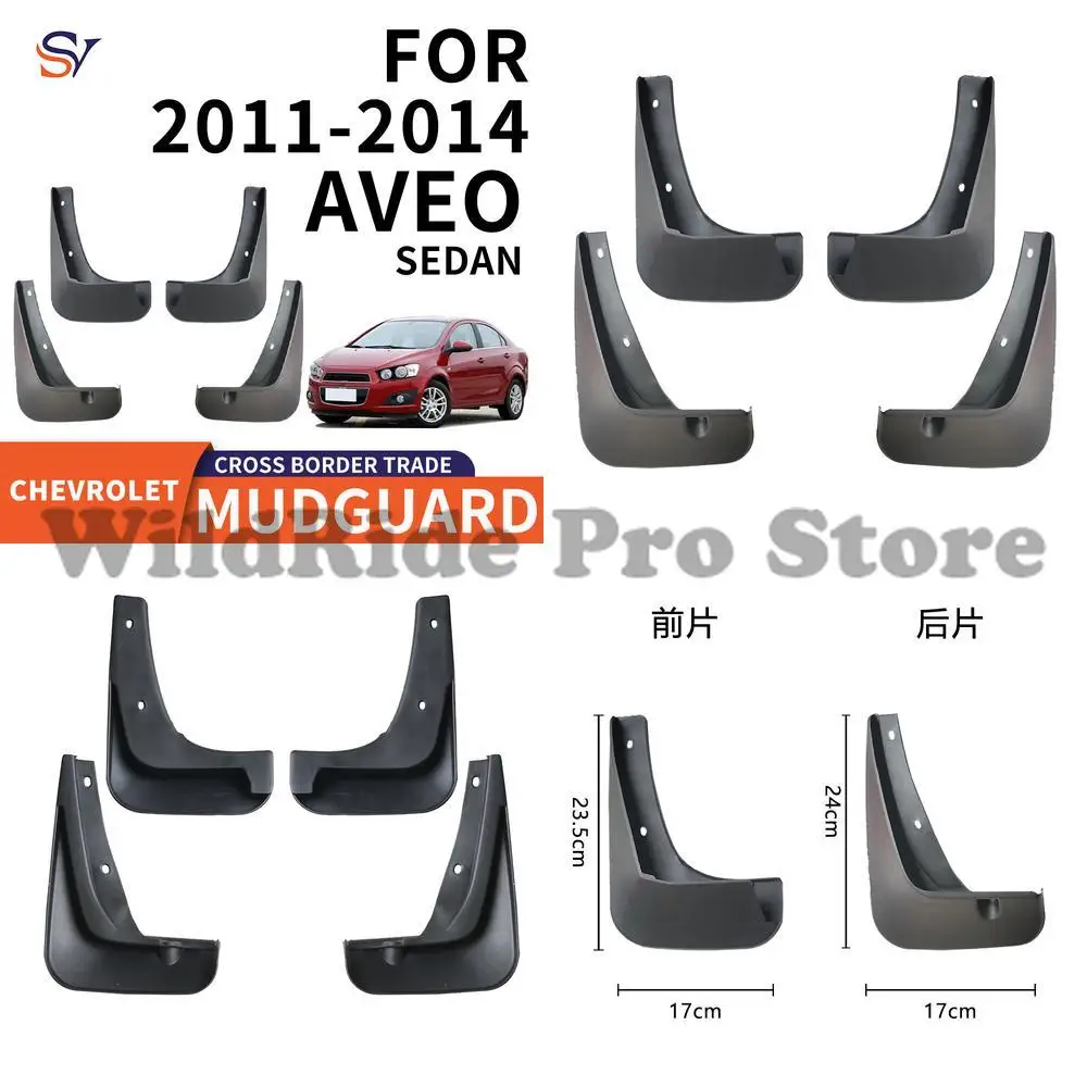 Front and Rear Wheel Mud Flaps for 11 14 Chevrolet Aveo Sedan Easy Installation PP Soft Rubber Material Protection
Front and Rear Wheel Mud Flaps for 11 14 Chevrolet Aveo Sedan Easy Installation PP Soft Rubber Material Protection