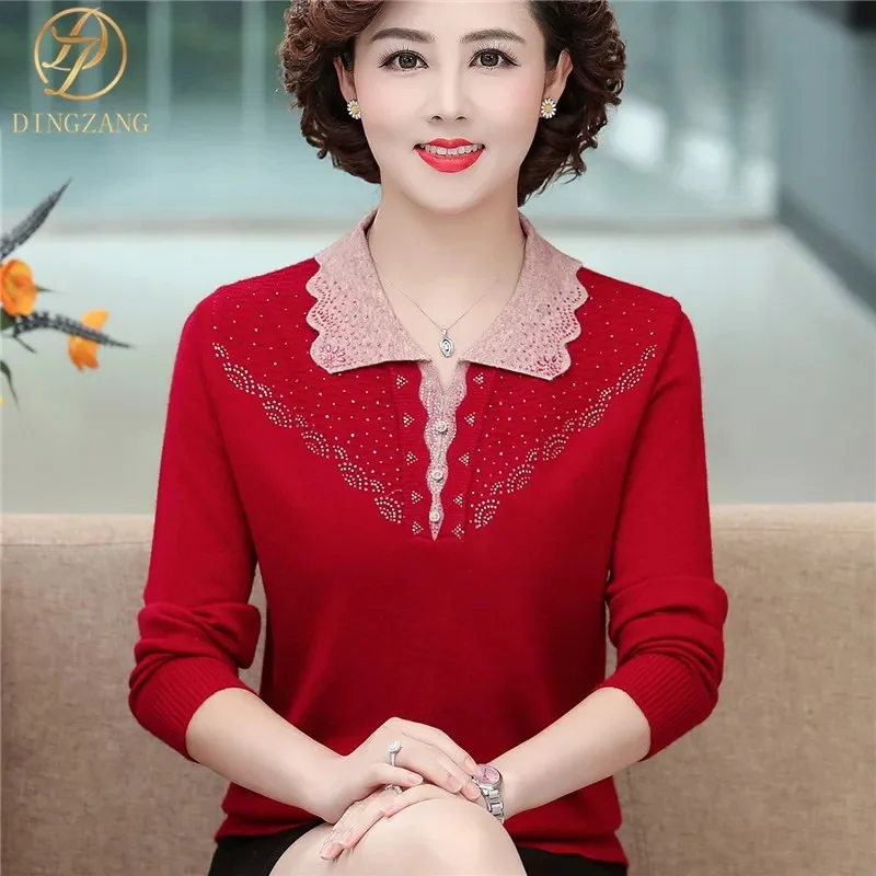 Turn-down Collar Slim Yellow Sweaters Women Spring Autumnu Knitwear Jumper Long Sleeve Casual Knit Tops Korean Mom Pullover
Turn-down Collar Slim Yellow Sweaters Women Spring Autumnu Knitwear Jumper Long Sleeve Casual Knit Tops Korean Mom Pullover