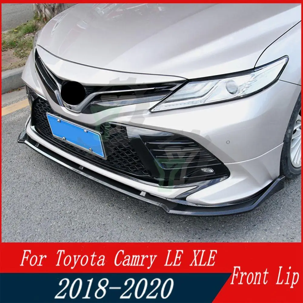 3PCS Car Front Bumper Lip Spoiler Splitter Diffuser Detachable Body Kit Cover Guard For Toyota Camry LE XLE 2018 2019 2020
3PCS Car Front Bumper Lip Spoiler Splitter Diffuser Detachable Body Kit Cover Guard For Toyota Camry LE XLE 2018 2019 2020