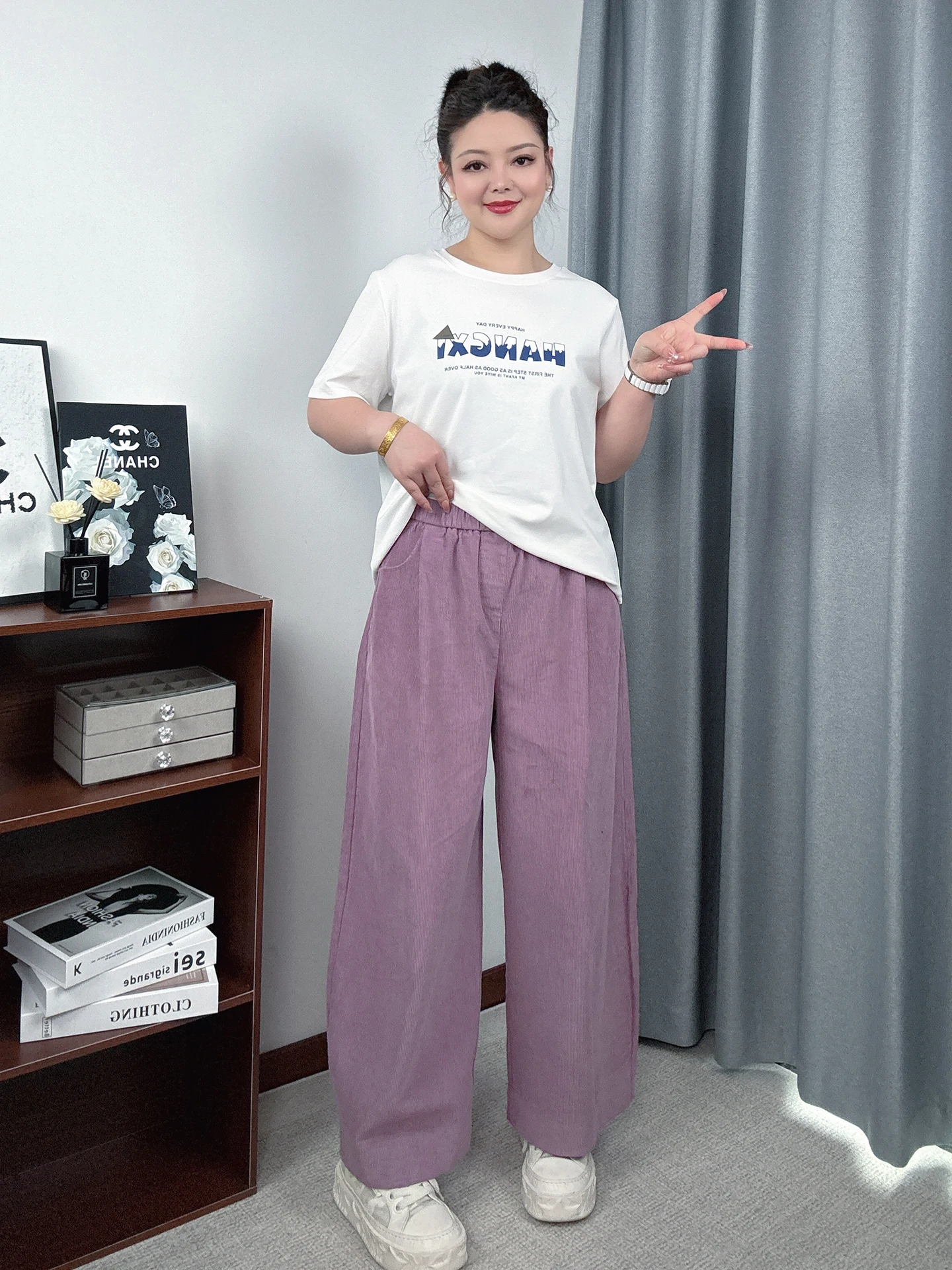 High Waist Wide Leg Pants Spring Autumn New Style Elastic Waist Loose Casual Anti-Aging Hip Covering Nine Points Casual Pants
High Waist Wide Leg Pants Spring Autumn New Style Elastic Waist Loose Casual Anti-Aging Hip Covering Nine Points Casual Pants