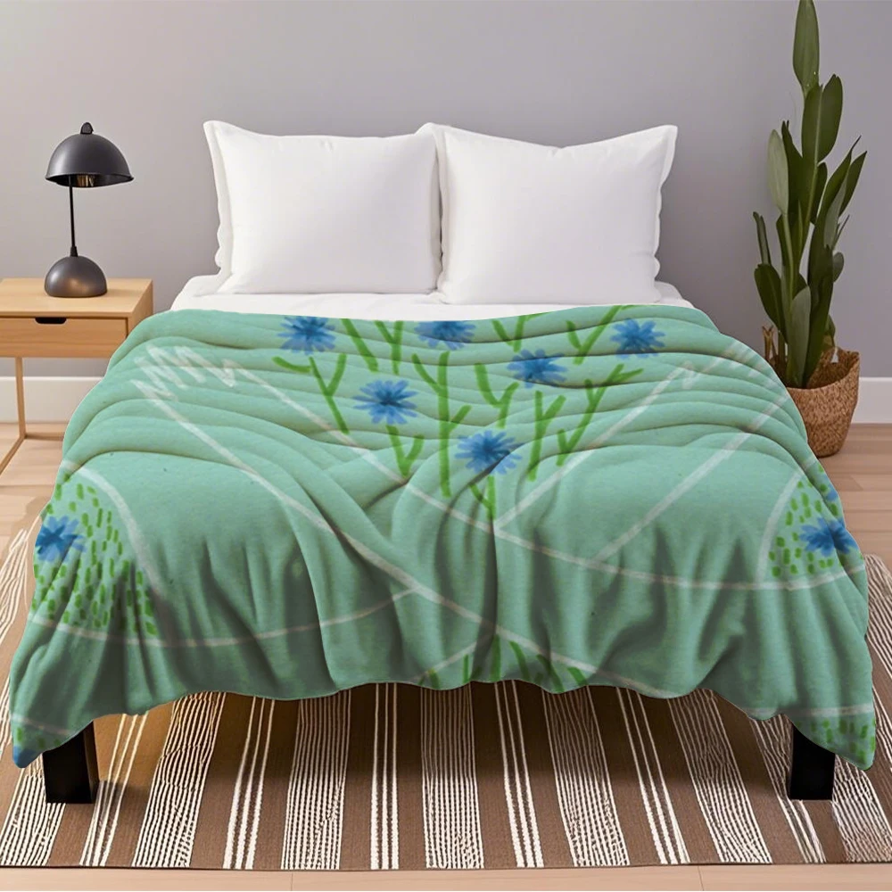 Cold/Warm Weather Bohemian Flannel Blankets Good Cyanus Cornflowers Chloris Throw Duvet Cover Anti-Pilling Blanket For Airbnb
Cold/Warm Weather Bohemian Flannel Blankets Good Cyanus Cornflowers Chloris Throw Duvet Cover Anti-Pilling Blanket For Airbnb