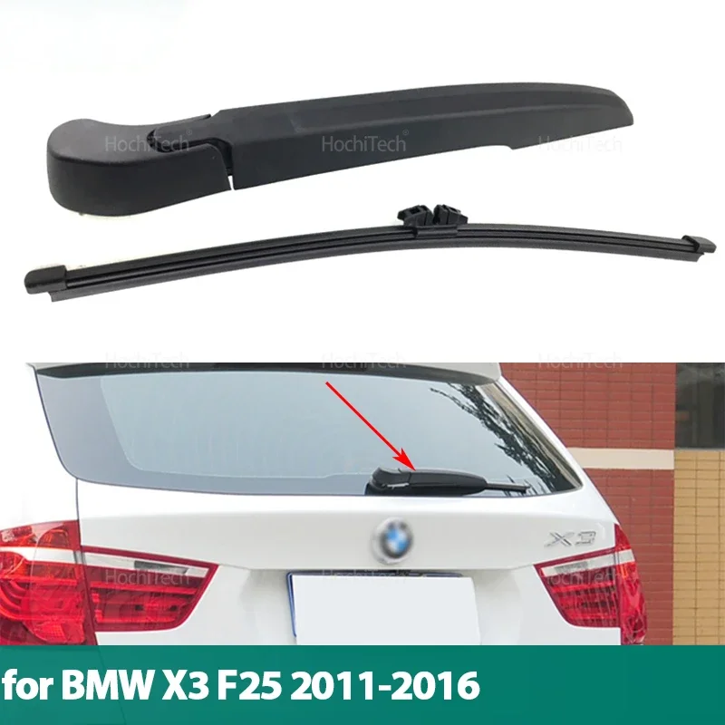 Black Rear Wiper Blade Car Rear Windshield Wiper Arm Blade Set Black Replacement for BMW X3 F25 2011-2016 61627213242
Black Rear Wiper Blade Car Rear Windshield Wiper Arm Blade Set Black Replacement for BMW X3 F25 2011-2016 61627213242