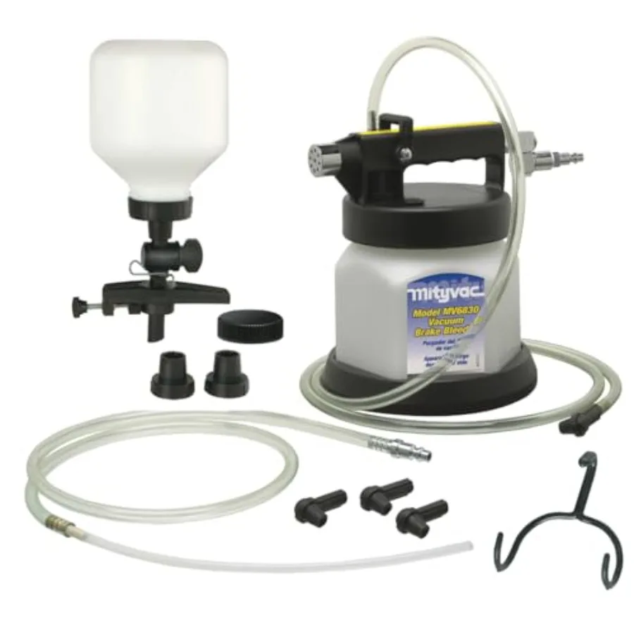 MV6835 Pneumatic Brake and Clutch Bleeding Kit with Clamp-on Refill, Air Operated, 1.9 Quart Reservoir, 2qt Per Minute, Swivel
MV6835 Pneumatic Brake and Clutch Bleeding Kit with Clamp-on Refill, Air Operated, 1.9 Quart Reservoir, 2qt Per Minute, Swivel