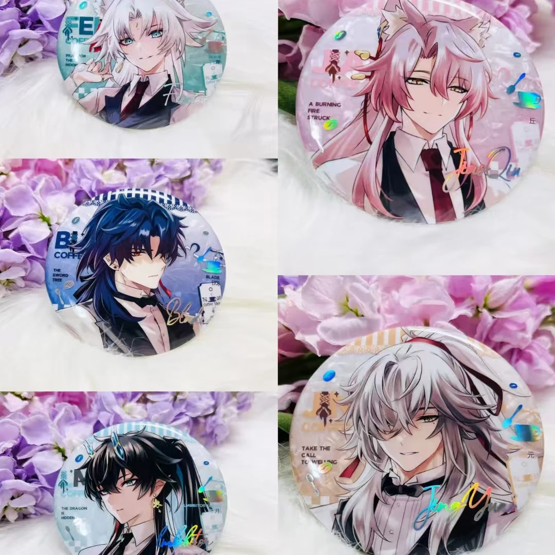 Game Honkai:Star Rail Feixiao Blade IL Jiaoqiu Jingyuan peripheral pendant self-made 58mm squelch badge Birthday Adorn Gift
Game Honkai:Star Rail Feixiao Blade IL Jiaoqiu Jingyuan peripheral pendant self-made 58mm squelch badge Birthday Adorn Gift