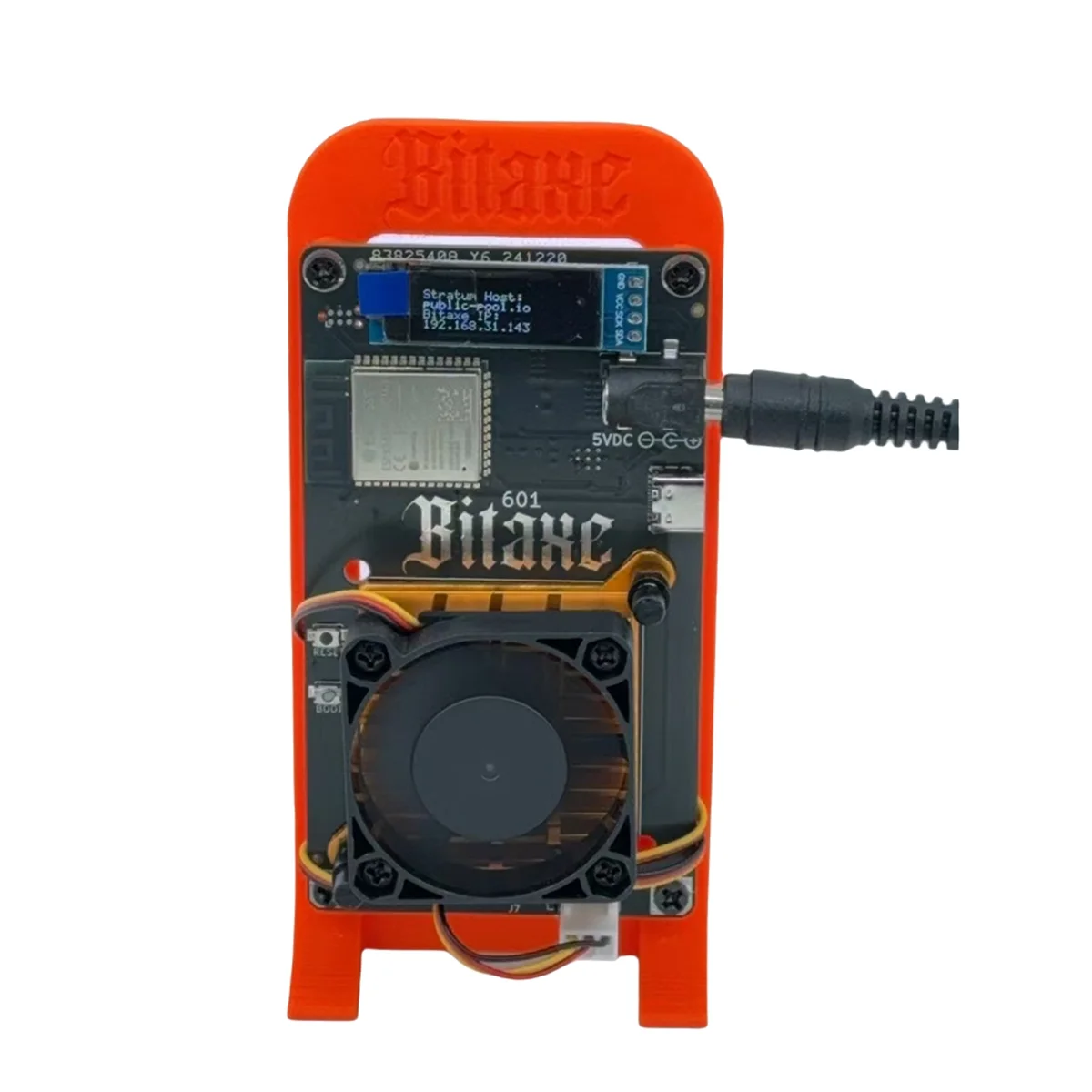 A69F-Bitaxe Gamma 601 Solo Lottery Miner 1,2TH/S BM1370 Asic Chip Bitcoin BTC Miner 18-22 Вт от Antminer S21 Pro UK PLUG
A69F-Bitaxe Gamma 601 Solo Lottery Miner 1,2TH/S BM1370 Asic Chip Bitcoin BTC Miner 18-22 Вт от Antminer S21 Pro UK PLUG