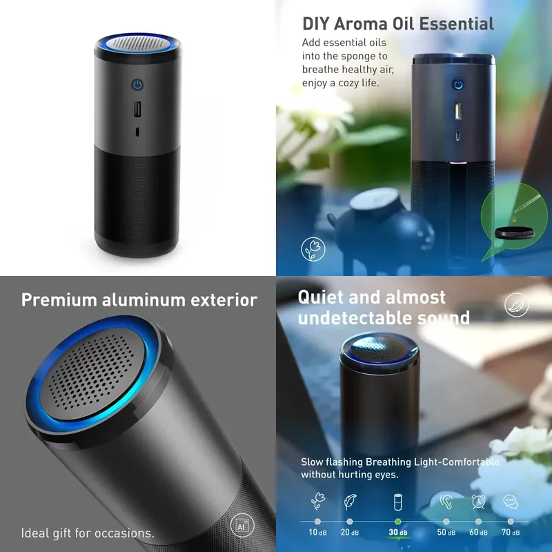 Portable Car Air Purifier with H13 HEPA Filter for Home and Vehicle Use
Portable Car Air Purifier with H13 HEPA Filter for Home and Vehicle Use
