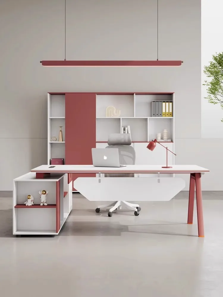 Boss Office Desk and Chair Combination Supervisor Desk with Side Cabinet General Manager Office Furniture Full Set
Boss Office Desk and Chair Combination Supervisor Desk with Side Cabinet General Manager Office Furniture Full Set