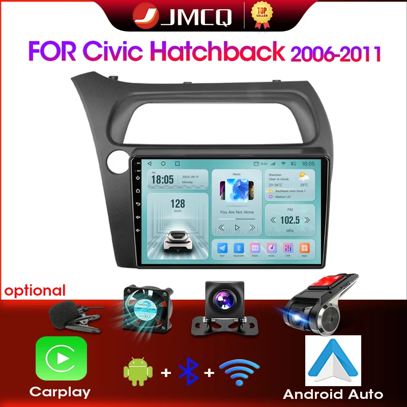 JMCQ 2Din Android Car Radio Multimidia Video Player Car Stereo For Honda Civic Hatchback 2006-2011 Carplay 2 din dvd Head Unit
JMCQ 2Din Android Car Radio Multimidia Video Player Car Stereo For Honda Civic Hatchback 2006-2011 Carplay 2 din dvd Head Unit