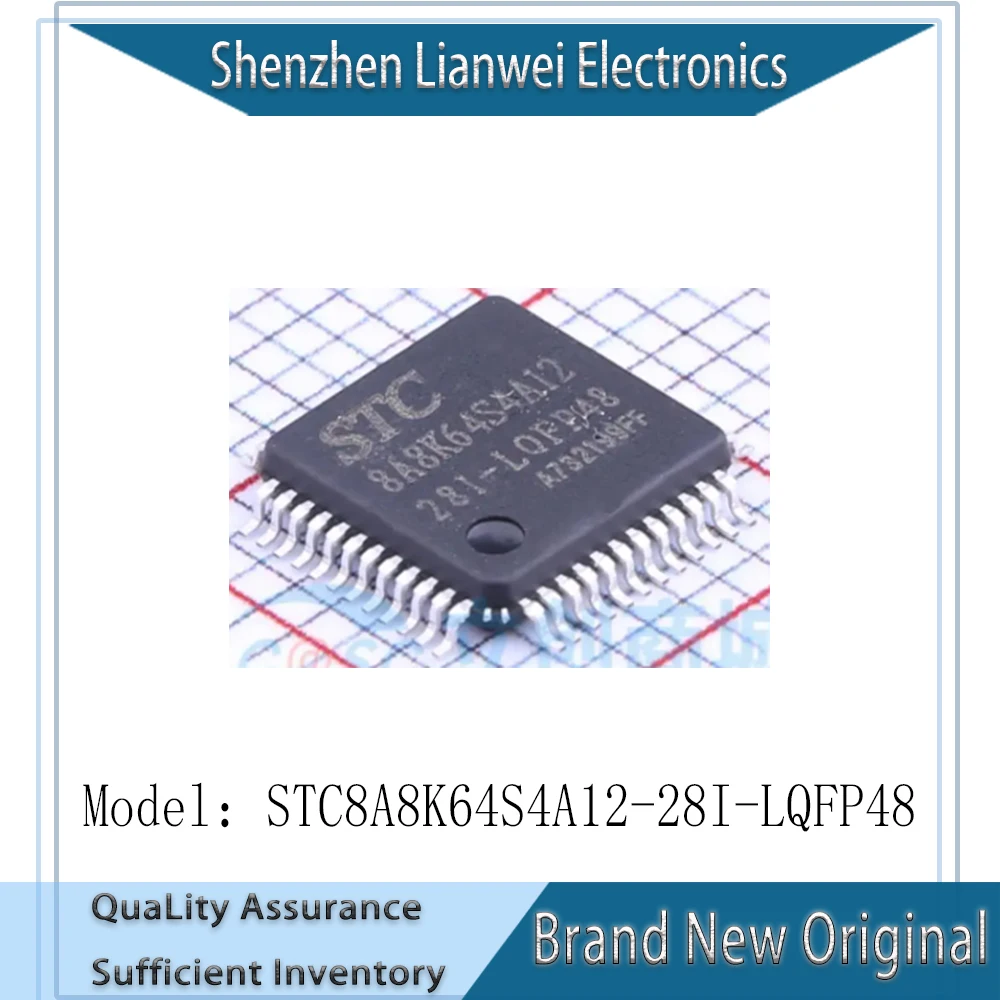 100% New Original STC8A8K64S4A12-28I-LQFP48 IC MCU Chipset LQFP-48
100% New Original STC8A8K64S4A12-28I-LQFP48 IC MCU Chipset LQFP-48