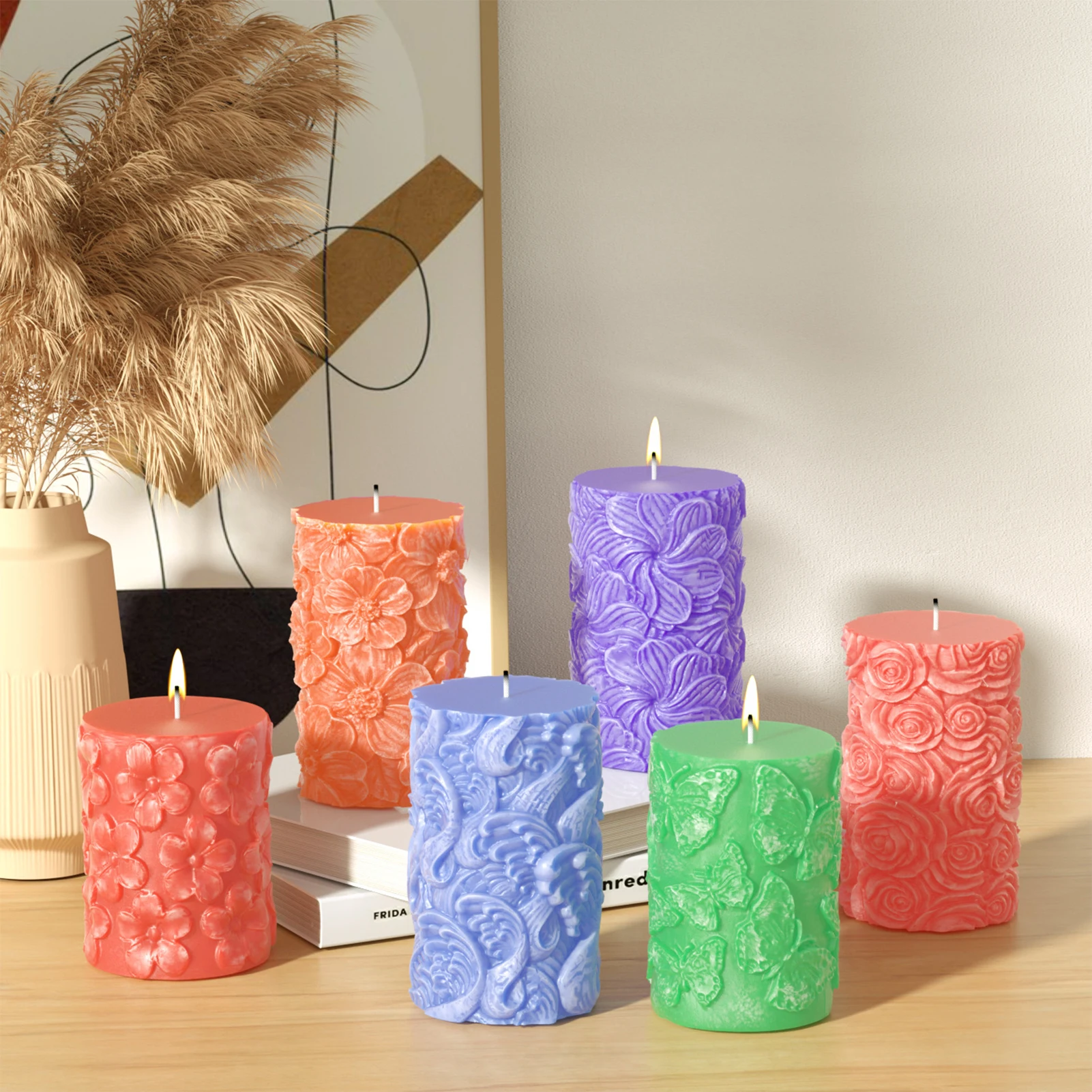 Аксессуары для рукоделия: форма для свечей в виде цилиндра с цветочным узором, форма для свечей ручной работы в стиле спондрифт для начинающих и опытных мастеров.
Аксессуары для рукоделия: форма для свечей в виде цилиндра с цветочным узором, форма для свечей ручной работы в стиле спондрифт для начинающих и опытных мастеров.