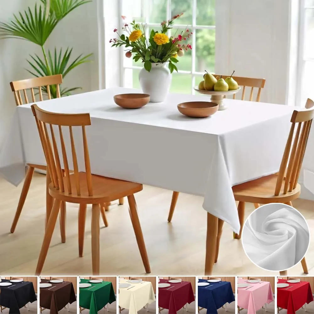 1PC White Black Rectangle Polyester Tablecloth Wedding Party Birthday Banquet Event Table Cover Home Dining Decor Mantel De Mesa
1PC White Black Rectangle Polyester Tablecloth Wedding Party Birthday Banquet Event Table Cover Home Dining Decor Mantel De Mesa