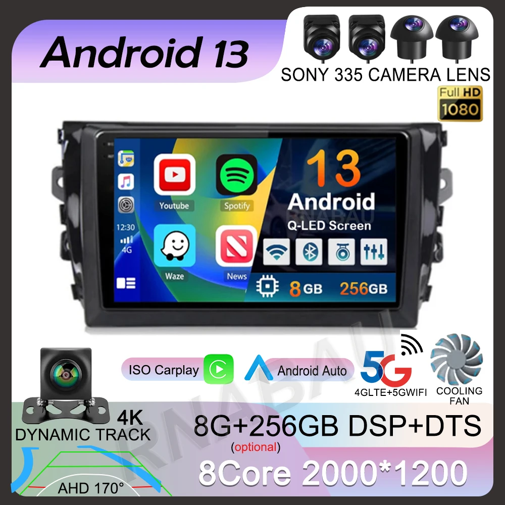 Android 13 Carplay 4G WiFi For Zotye T600 2014 - 2019 GPS Multimedia Player Navigation Head Unit Mirror Link Stereo No 2Din DVD
Android 13 Carplay 4G WiFi For Zotye T600 2014 - 2019 GPS Multimedia Player Navigation Head Unit Mirror Link Stereo No 2Din DVD