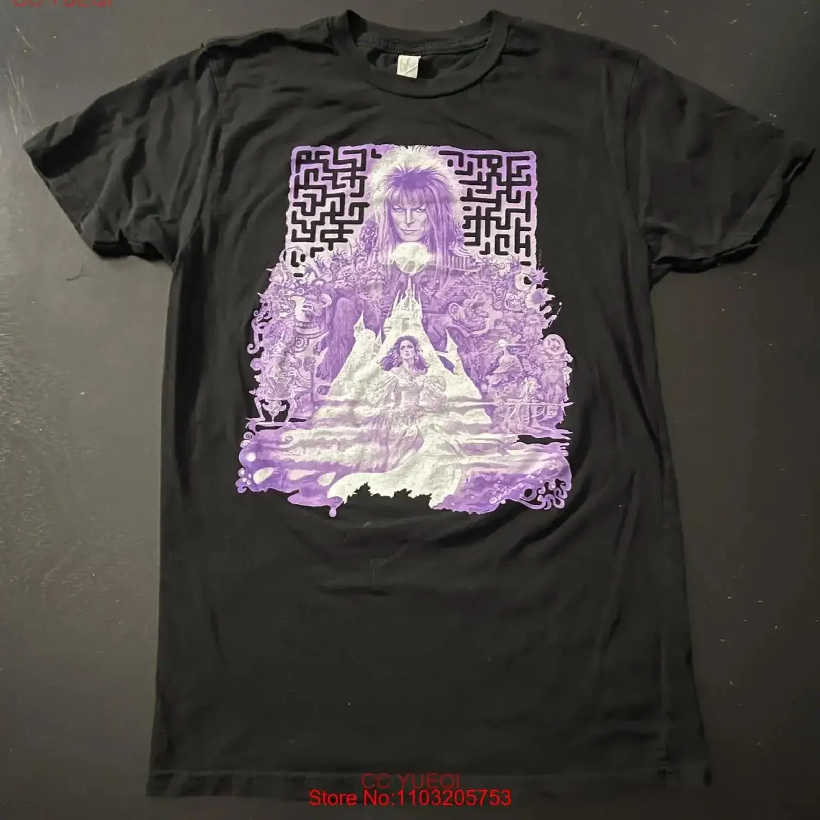 Labyrinth T Shirt LootCrate Exclusive Rock Me Tag Size Medium vintage Washed Unisex designer clothes Slightly 
Labyrinth T Shirt LootCrate Exclusive Rock Me Tag Size Medium vintage Washed Unisex designer clothes Slightly