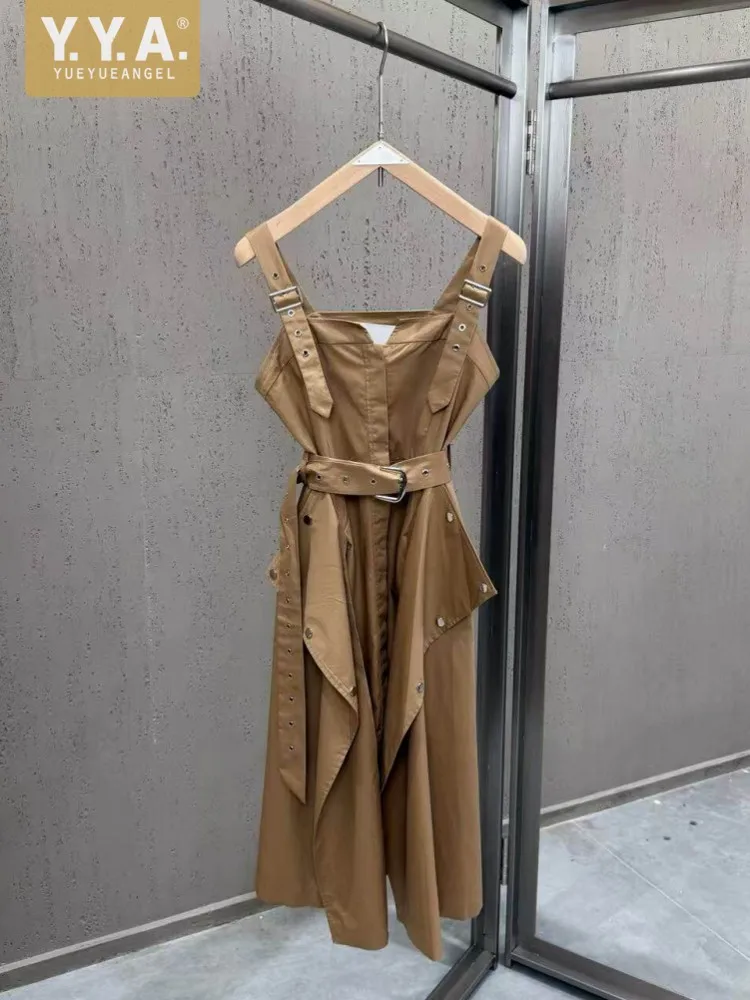 Women Spring Summer Sleeveless Halter Dresses Asymmetry Spliced Dress Ladies Sweet Belt Loose Fit Fashion Ladies Party Banquet
Women Spring Summer Sleeveless Halter Dresses Asymmetry Spliced Dress Ladies Sweet Belt Loose Fit Fashion Ladies Party Banquet