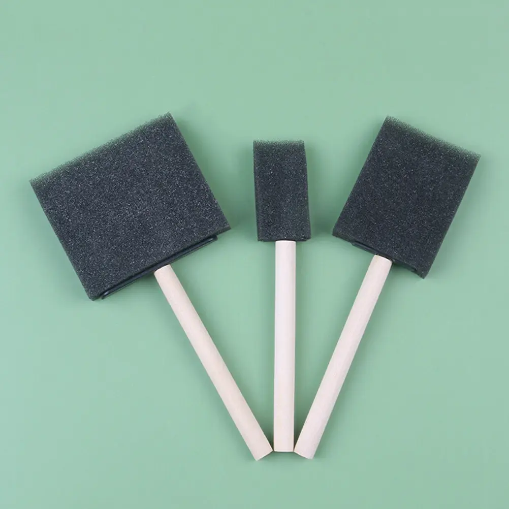 12Pcs Wood Handle Sponge Paint Brushes for DIY Painting Crafts Foam Sponge Brush Set for Acrylic Watercolor Varnish
12Pcs Wood Handle Sponge Paint Brushes for DIY Painting Crafts Foam Sponge Brush Set for Acrylic Watercolor Varnish