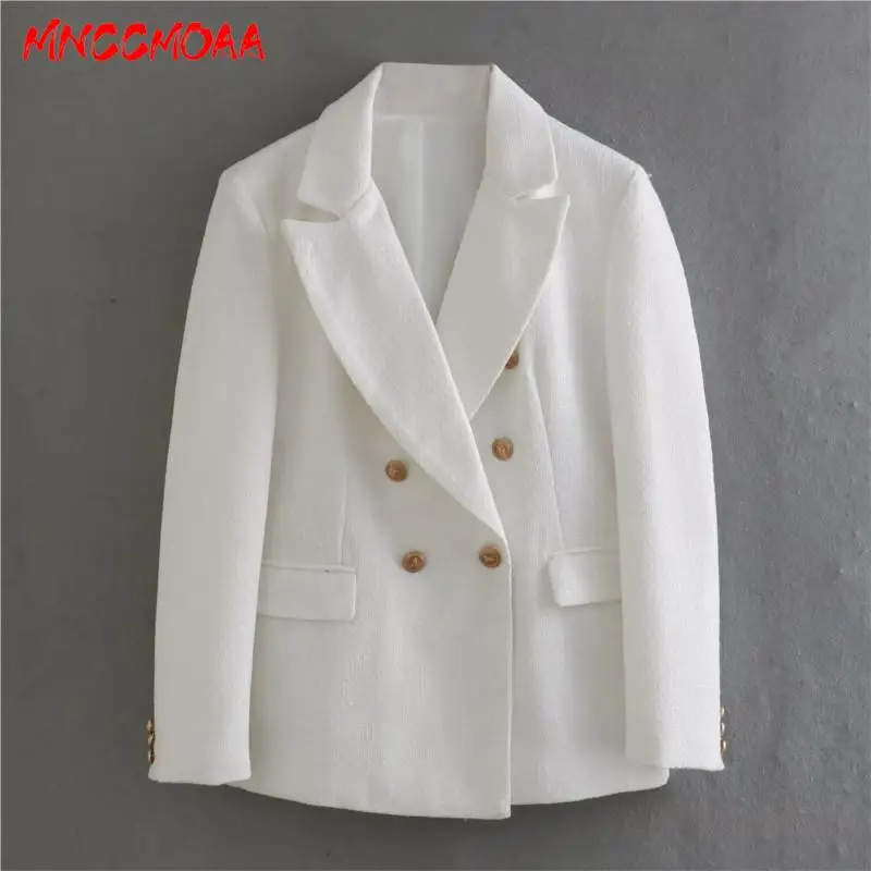 MNCCMOAA 2024 Autumn Women Fashion Double Breasted Long Sleeve Office Blazer Coats Female Solid Color Casual Tops Outwear
MNCCMOAA 2024 Autumn Women Fashion Double Breasted Long Sleeve Office Blazer Coats Female Solid Color Casual Tops Outwear