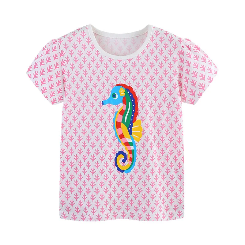 2026 New Tshirts 2-7T Hippocampi Summer Clothes Baby Girls Tees Tops Shirts Hot Selling Kids T shirts Boys Girls Clothing
2026 New Tshirts 2-7T Hippocampi Summer Clothes Baby Girls Tees Tops Shirts Hot Selling Kids T shirts Boys Girls Clothing