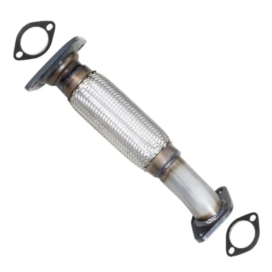 Exhaust Front Flex Pipe Compatible for 2008-2012 Chevy Malibu 2.4L Stainless Steel Free Gaskets Included Direct-Fit Replacement
Exhaust Front Flex Pipe Compatible for 2008-2012 Chevy Malibu 2.4L Stainless Steel Free Gaskets Included Direct-Fit Replacement