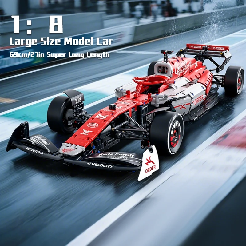 Красный гоночный автомобиль в масштабе 1:8, 1768 шт., комплект строительных блоков, 68 см, суперкар, сделай сам, строительная игрушка, Коллекционная модель, подарок для детей
Красный гоночный автомобиль в масштабе 1:8, 1768 шт., комплект строительных блоков, 68 см, суперкар, сделай сам, строительная игрушка, Коллекционная модель, подарок для детей