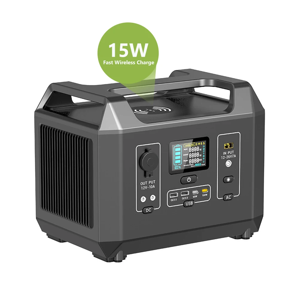 Wireless Charge Lifepo4 672Wh Backup Power AC 110V 230V Solar Portable Power Station For Outdoor Solar Energy System
Wireless Charge Lifepo4 672Wh Backup Power AC 110V 230V Solar Portable Power Station For Outdoor Solar Energy System