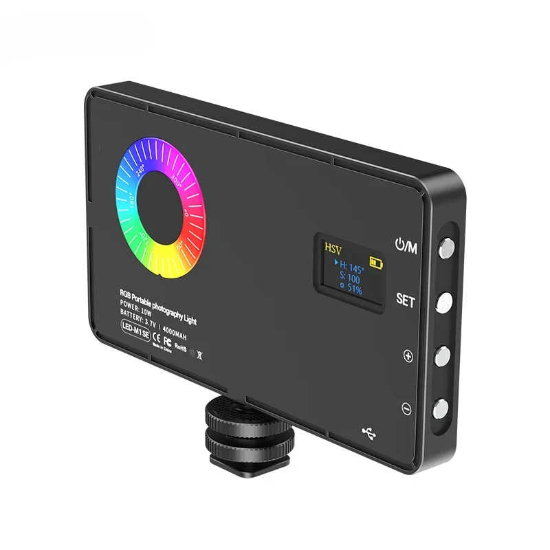 Mamen New to Mini RGB Dual Color Video Light Charging Photography LED Light Panel Filling Wireless Charger with Light
Mamen New to Mini RGB Dual Color Video Light Charging Photography LED Light Panel Filling Wireless Charger with Light