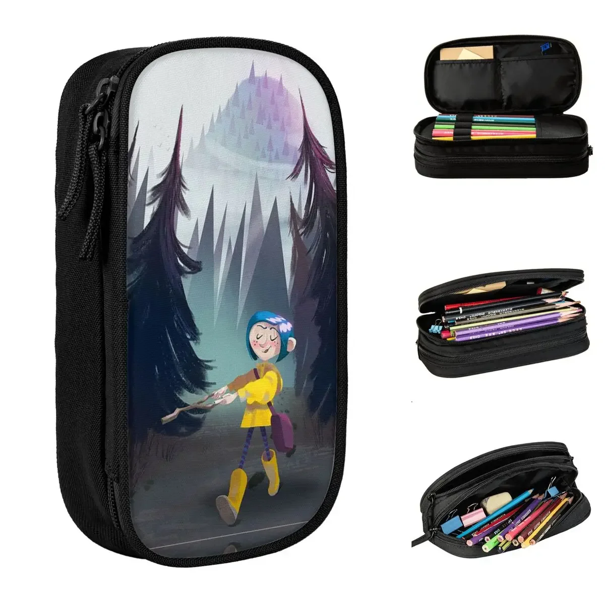 Coralines Pencil Cases Pencilcases Pen Box for Girls Boys Big Capacity Bag School Supplies Zipper Stationery
Coralines Pencil Cases Pencilcases Pen Box for Girls Boys Big Capacity Bag School Supplies Zipper Stationery