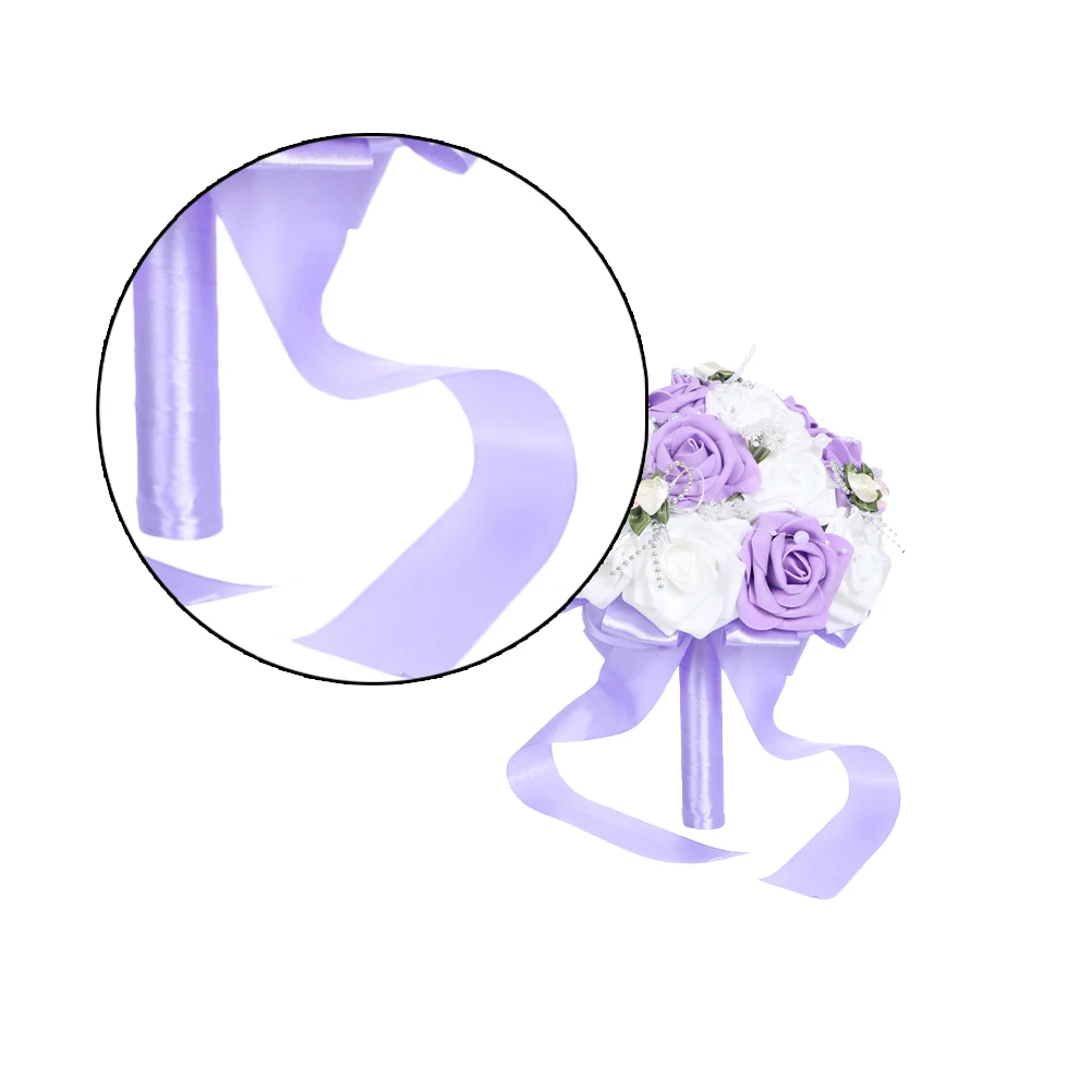 1pc Artificial Wedding Bouquet Purple Silk Bridal Flower for Bride Home Decoration PE Material Lifelike
1pc Artificial Wedding Bouquet Purple Silk Bridal Flower for Bride Home Decoration PE Material Lifelike