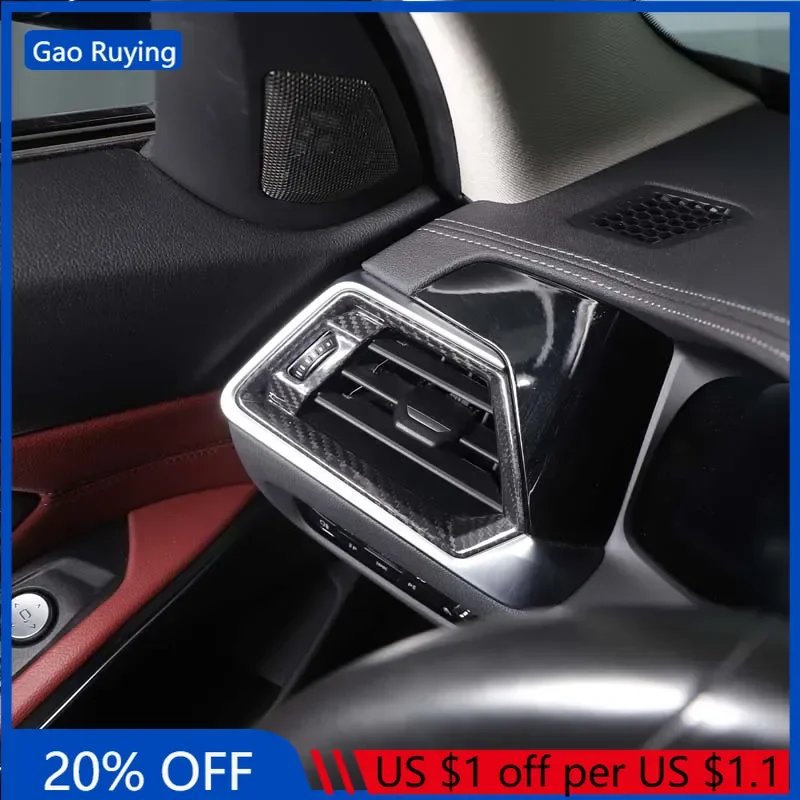 Gao Ruying For BMW 3 Series G20 G21 G28 20-22 Real Carbon Fiber Car Side Air Conditioning Vent Outlet Cover Trim Car Accessories
Gao Ruying For BMW 3 Series G20 G21 G28 20-22 Real Carbon Fiber Car Side Air Conditioning Vent Outlet Cover Trim Car Accessories