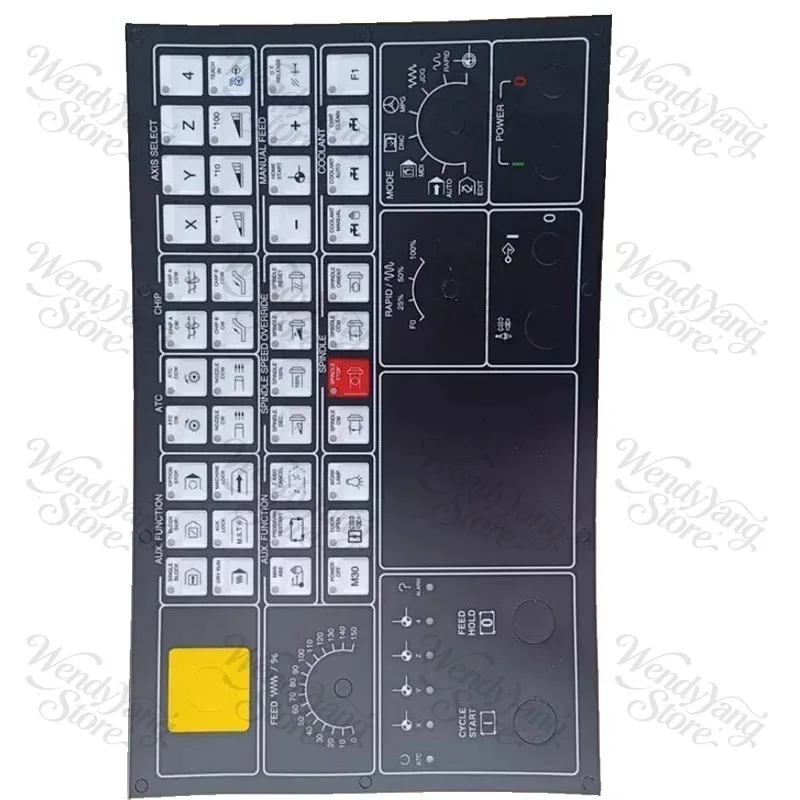 Suitable for V40 Machining Center 1PC CNC Operation Panel Film Keyboard Mask
Suitable for V40 Machining Center 1PC CNC Operation Panel Film Keyboard Mask
