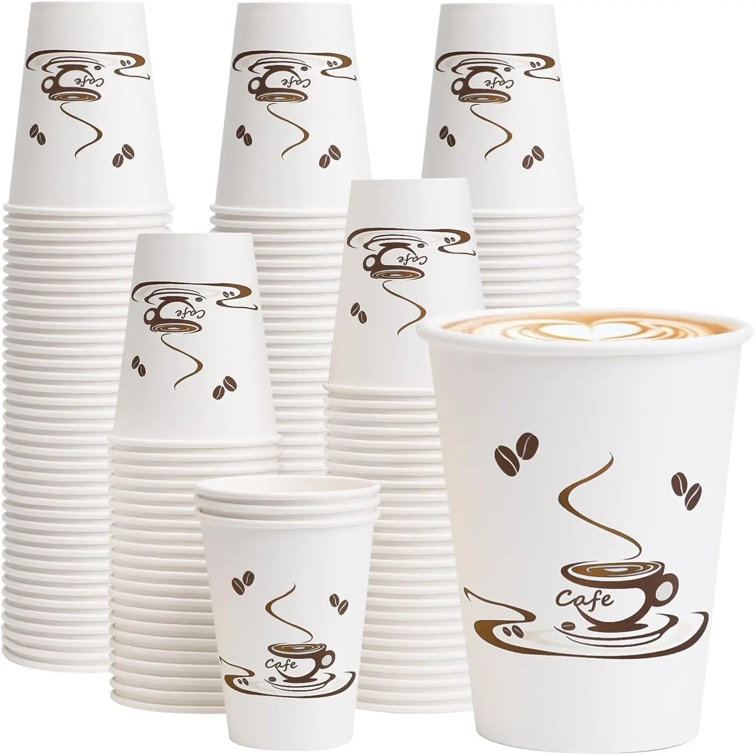 Coffee Cups 12 oz 240 Pack, Disposable Paper Cups for Hot or Cold Drinks, Insulated Leakproof Cup for Cafe, Office, hote
Coffee Cups 12 oz 240 Pack, Disposable Paper Cups for Hot or Cold Drinks, Insulated Leakproof Cup for Cafe, Office, hote