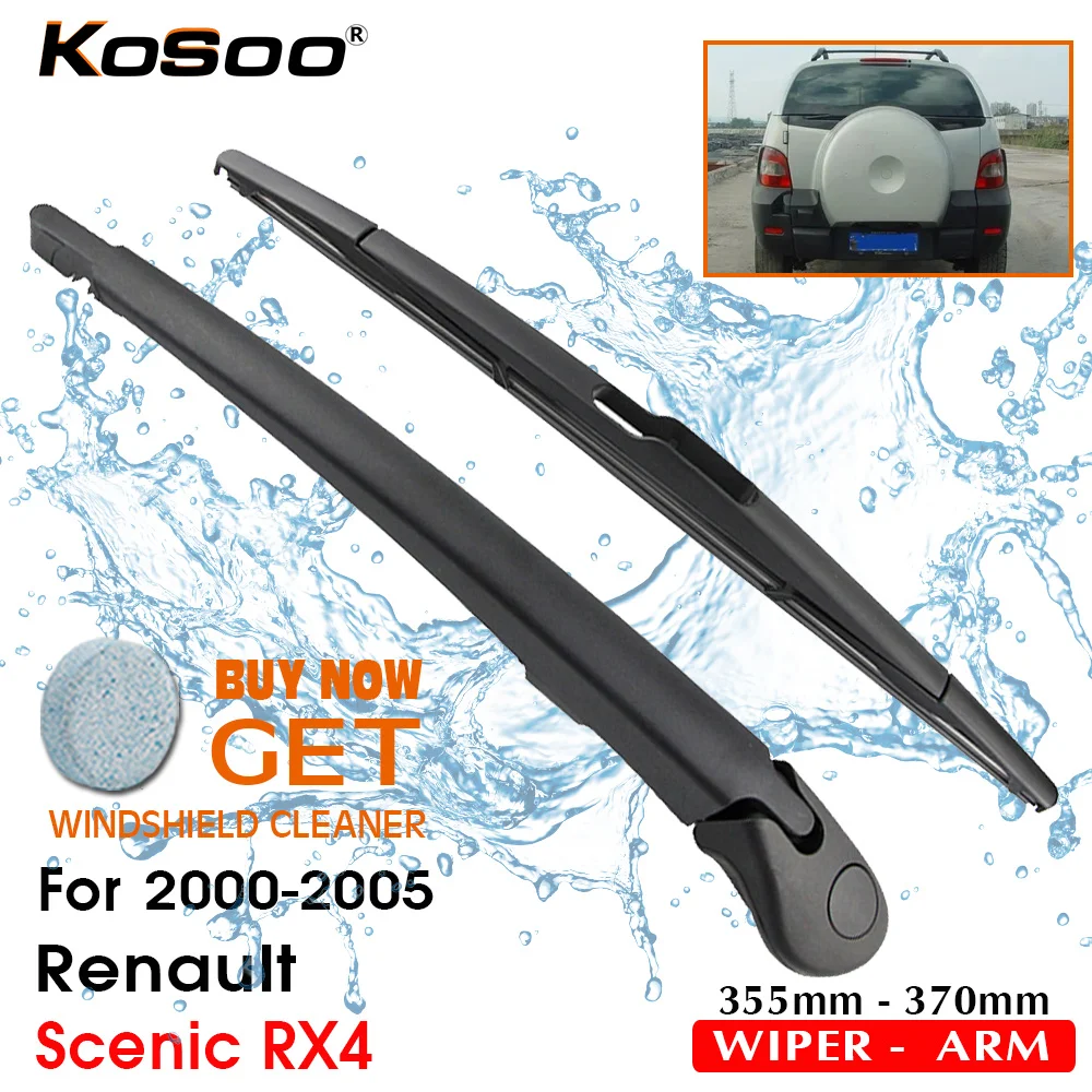 Auto Rear Wiper Blade For Renault Scenic RX4,355mm 2000-2005 Rear Window Windshield Wiper Blades Arm,Car Styling Accessories
Auto Rear Wiper Blade For Renault Scenic RX4,355mm 2000-2005 Rear Window Windshield Wiper Blades Arm,Car Styling Accessories