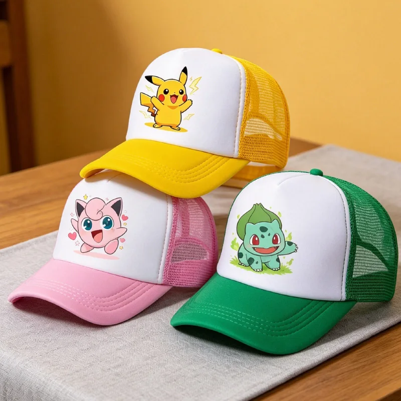 Pokemon Cartoon Baseball Cap for Kids Adult Pikachu Anime Mesh Cap Kawaii Partern Peaked Hat Summer Cap Fashion Accessories Gift
Pokemon Cartoon Baseball Cap for Kids Adult Pikachu Anime Mesh Cap Kawaii Partern Peaked Hat Summer Cap Fashion Accessories Gift