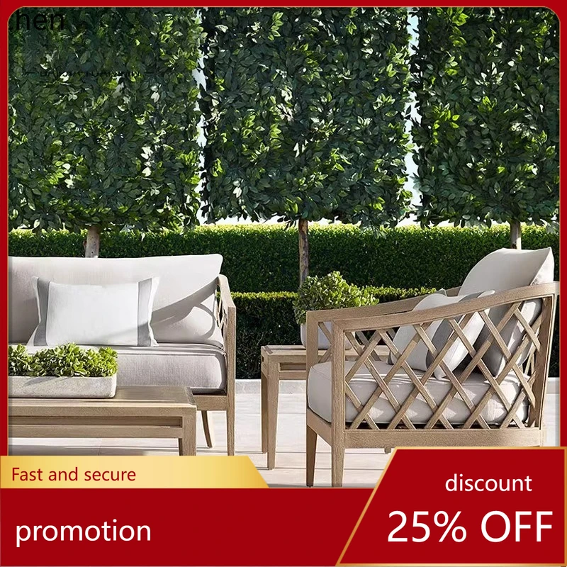 LXC Outdoor Sofa Waterproof Sunscreen Garden Courtyard Anticorrosive Wood casual Open-air Sunroom Furniture
LXC Outdoor Sofa Waterproof Sunscreen Garden Courtyard Anticorrosive Wood casual Open-air Sunroom Furniture