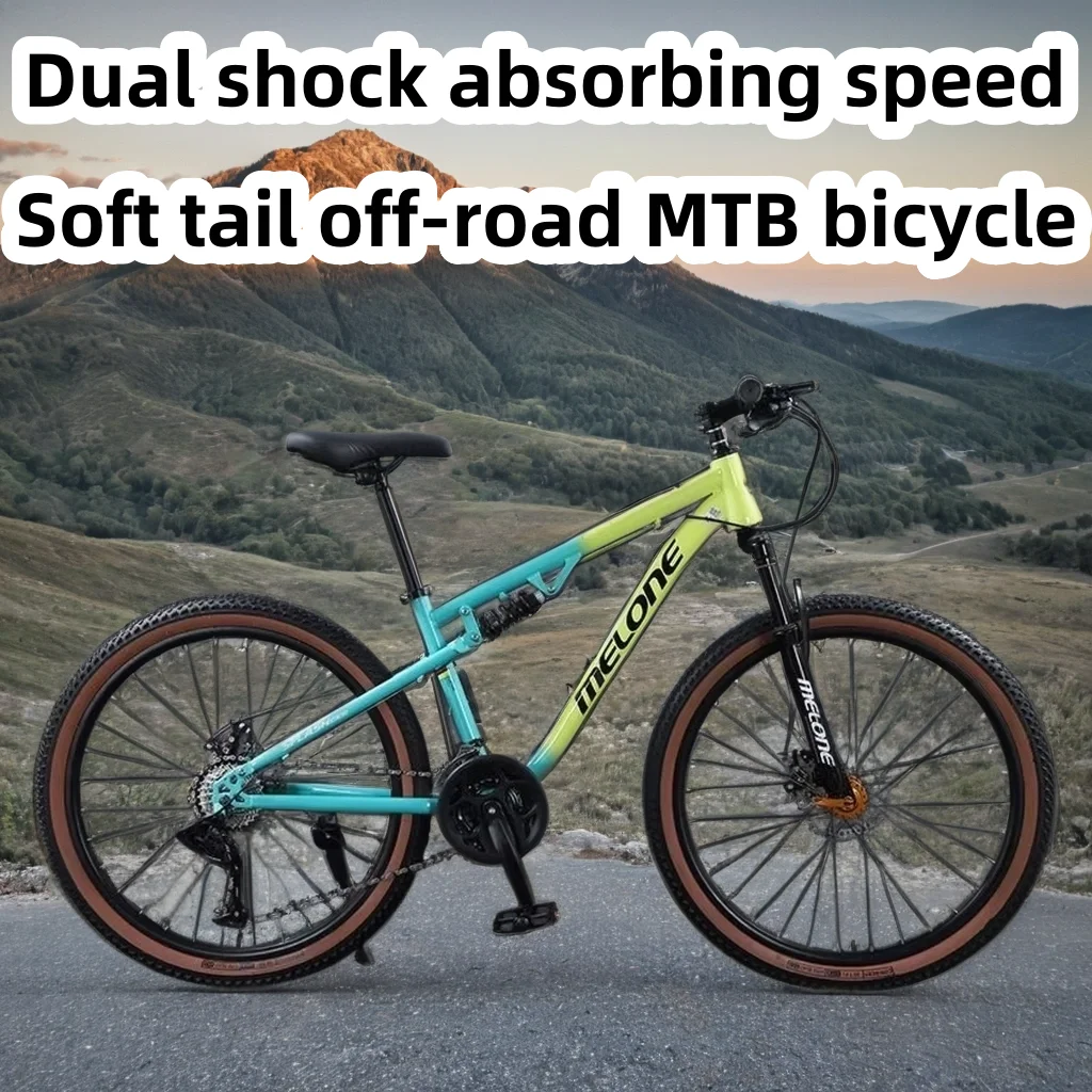High Carbon Steel Soft Tail Dual Shock Absorption Variable Speed Mountain Bike Off-road Variable Speed Downhill Mountain Bike
High Carbon Steel Soft Tail Dual Shock Absorption Variable Speed Mountain Bike Off-road Variable Speed Downhill Mountain Bike