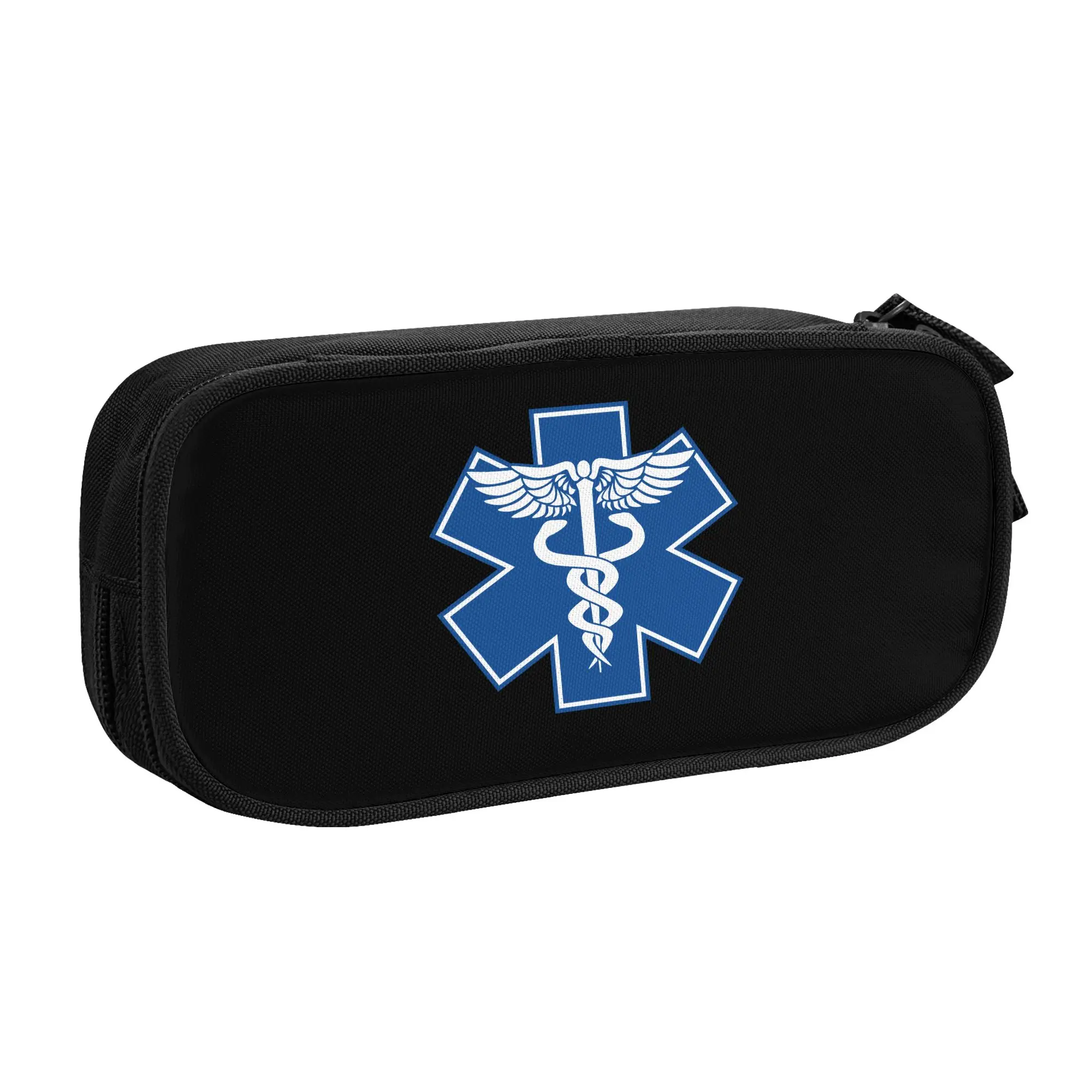 Kawaii EMT Blue Medical Symbol Pencil Case for Girls Boys Large Storage Star of Life Paramedic Health Care Pencil Bag Stationery
Kawaii EMT Blue Medical Symbol Pencil Case for Girls Boys Large Storage Star of Life Paramedic Health Care Pencil Bag Stationery