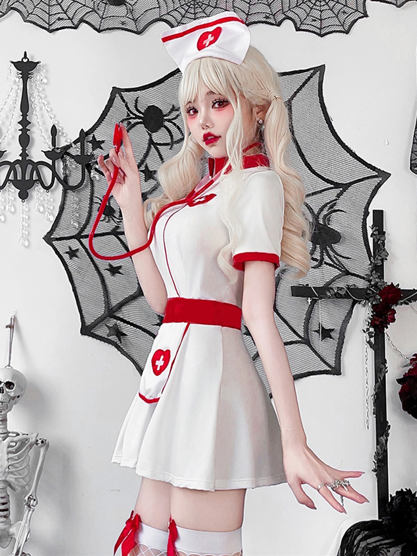 Sexy Pure Desire Nurse Doctor orm loween Cosplay Costume White Coat Angel Little Devil Night Club Dr H Version or...
Sexy Pure Desire Nurse Doctor orm loween Cosplay Costume White Coat Angel Little Devil Night Club Dr H Version or...