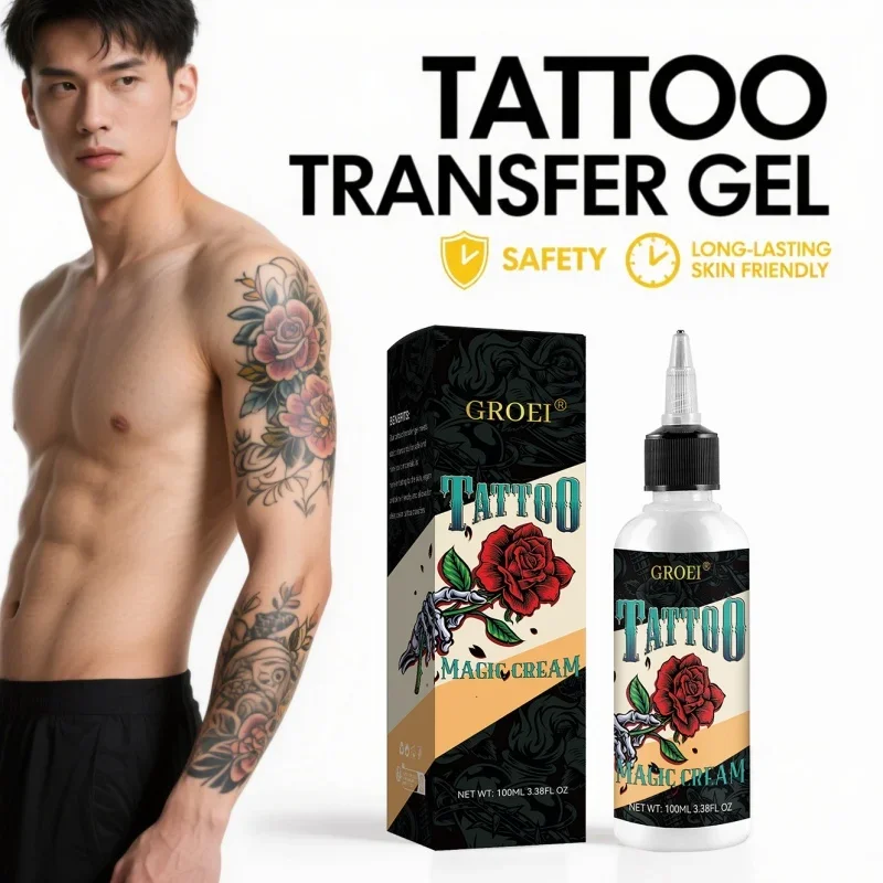 2025 GROEI MAGIC CREAM Tattoo Transfer Gel - 100ML Long-Lasting, Skin-Friendly Stencil Gel for Precise & Clear Tattoo Transfers.
2025 GROEI MAGIC CREAM Tattoo Transfer Gel - 100ML Long-Lasting, Skin-Friendly Stencil Gel for Precise & Clear Tattoo Transfers.