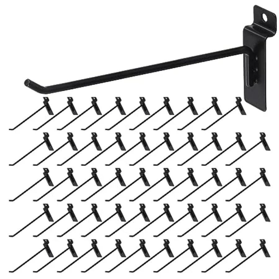 Slatwall Hooks 50 PCS 8 Inch Black Slatwall Accessories Slatwall Panel Hooks Garage Shop Retail Display Slat Wall Hanging Hooks
Slatwall Hooks 50 PCS 8 Inch Black Slatwall Accessories Slatwall Panel Hooks Garage Shop Retail Display Slat Wall Hanging Hooks