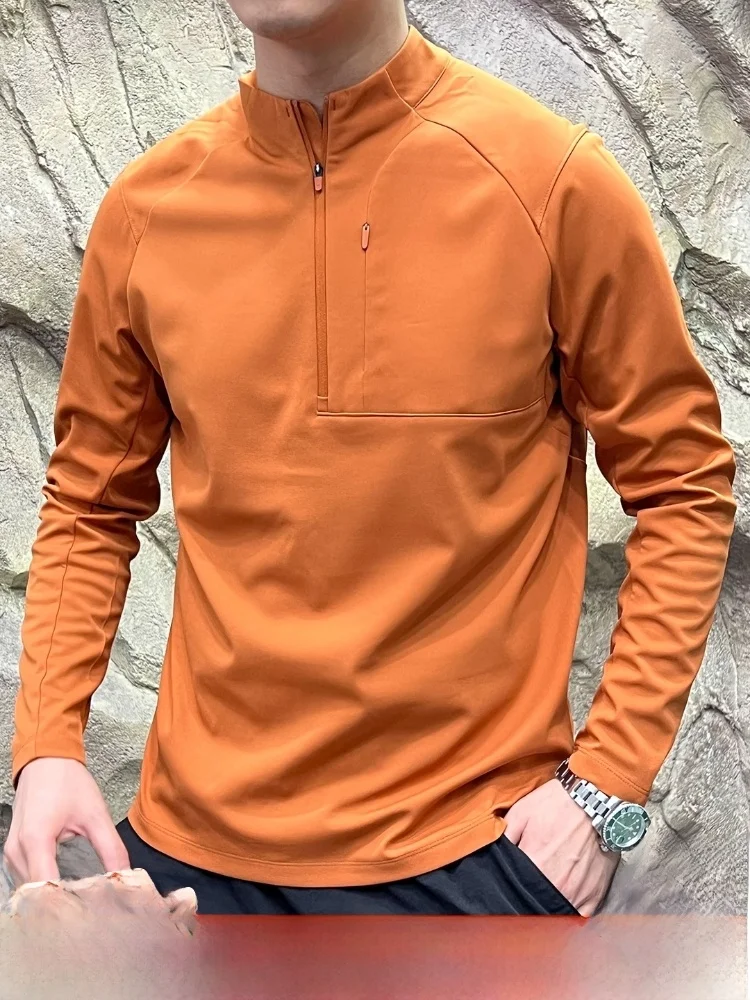 Qui Dry Fce Lined 3D Tailored Мужская базовая футболка irt f на молнии Autumn Faionable Casual Sle Stand Fit Long Sve
Qui Dry Fce Lined 3D Tailored Мужская базовая футболка irt f на молнии Autumn Faionable Casual Sle Stand Fit Long Sve