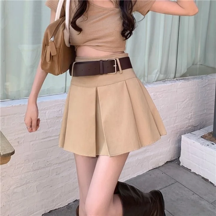 Girl Half Skirt A-line Pleated Skirt 2023 High Waist Pure Sexy Short Skirt Skirt Ropa Mujer Mini Skirts Clothes for Women
Girl Half Skirt A-line Pleated Skirt 2023 High Waist Pure Sexy Short Skirt Skirt Ropa Mujer Mini Skirts Clothes for Women