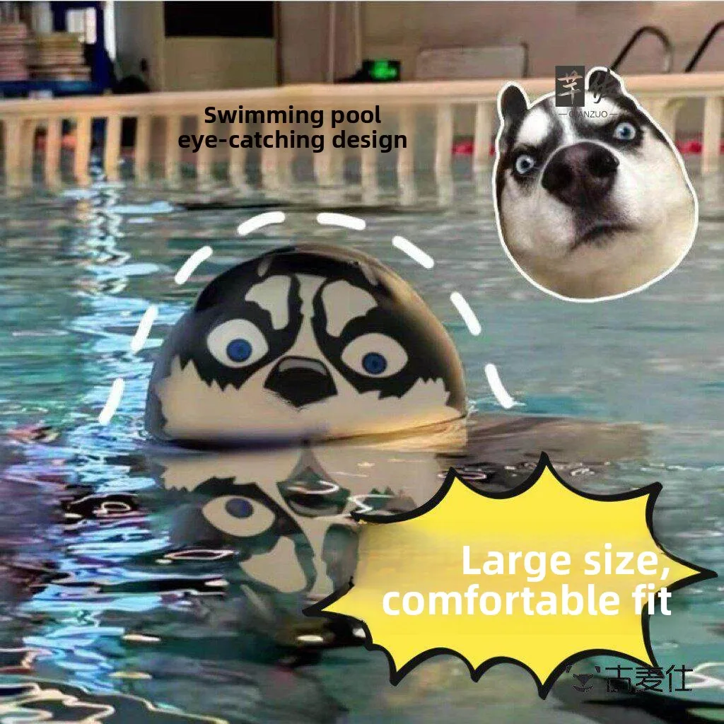 New Adult Comfortable Funny Husky Swim Cap Unisex Large Size Cute Ugly Waterproof Hair Long Comfortable Silicone Print Swim Cap
New Adult Comfortable Funny Husky Swim Cap Unisex Large Size Cute Ugly Waterproof Hair Long Comfortable Silicone Print Swim Cap