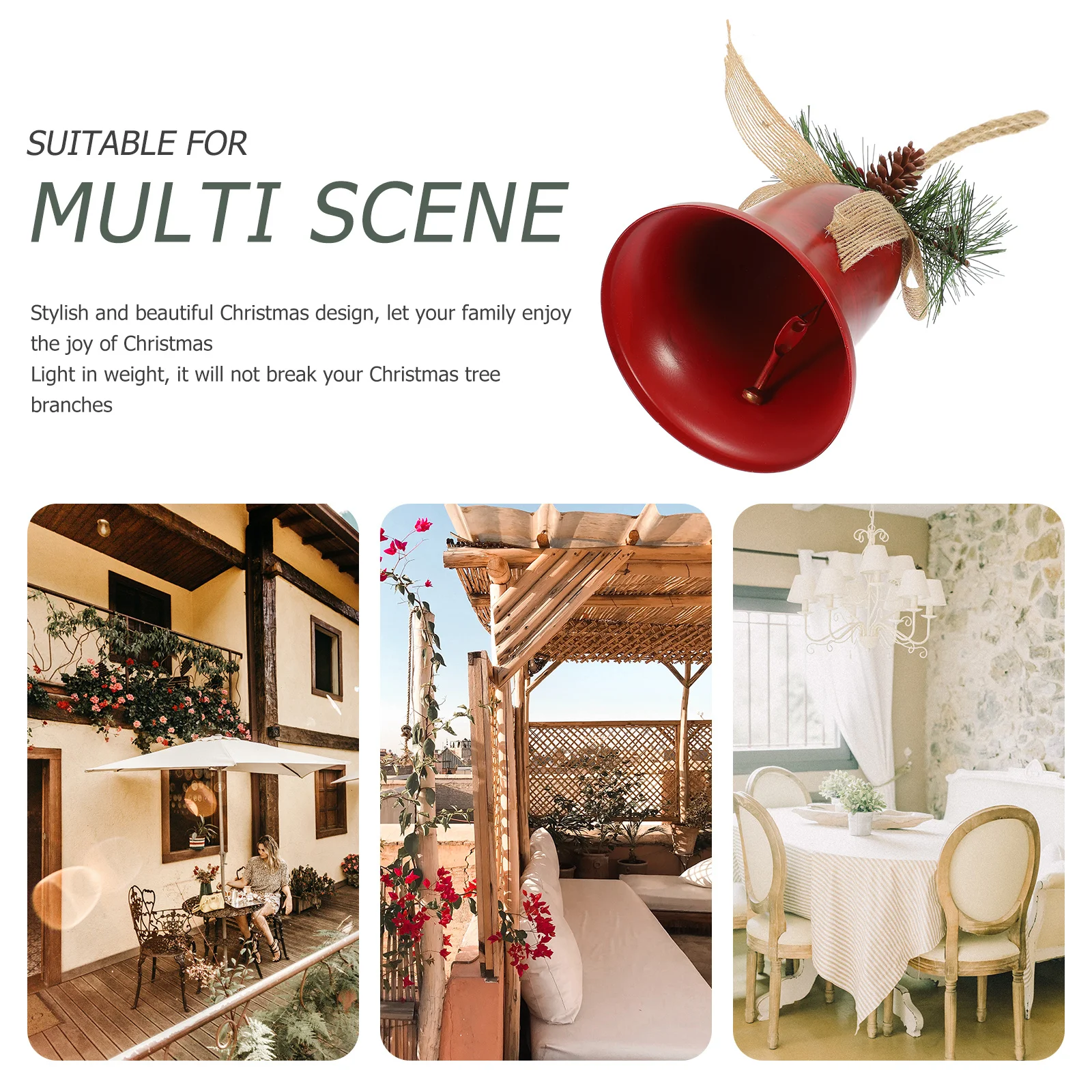 Delicate Xmas Bell Pendant Metal Craft Hanging Ornament for Christmas Tree Decor Festival Party Home Decoration
Delicate Xmas Bell Pendant Metal Craft Hanging Ornament for Christmas Tree Decor Festival Party Home Decoration