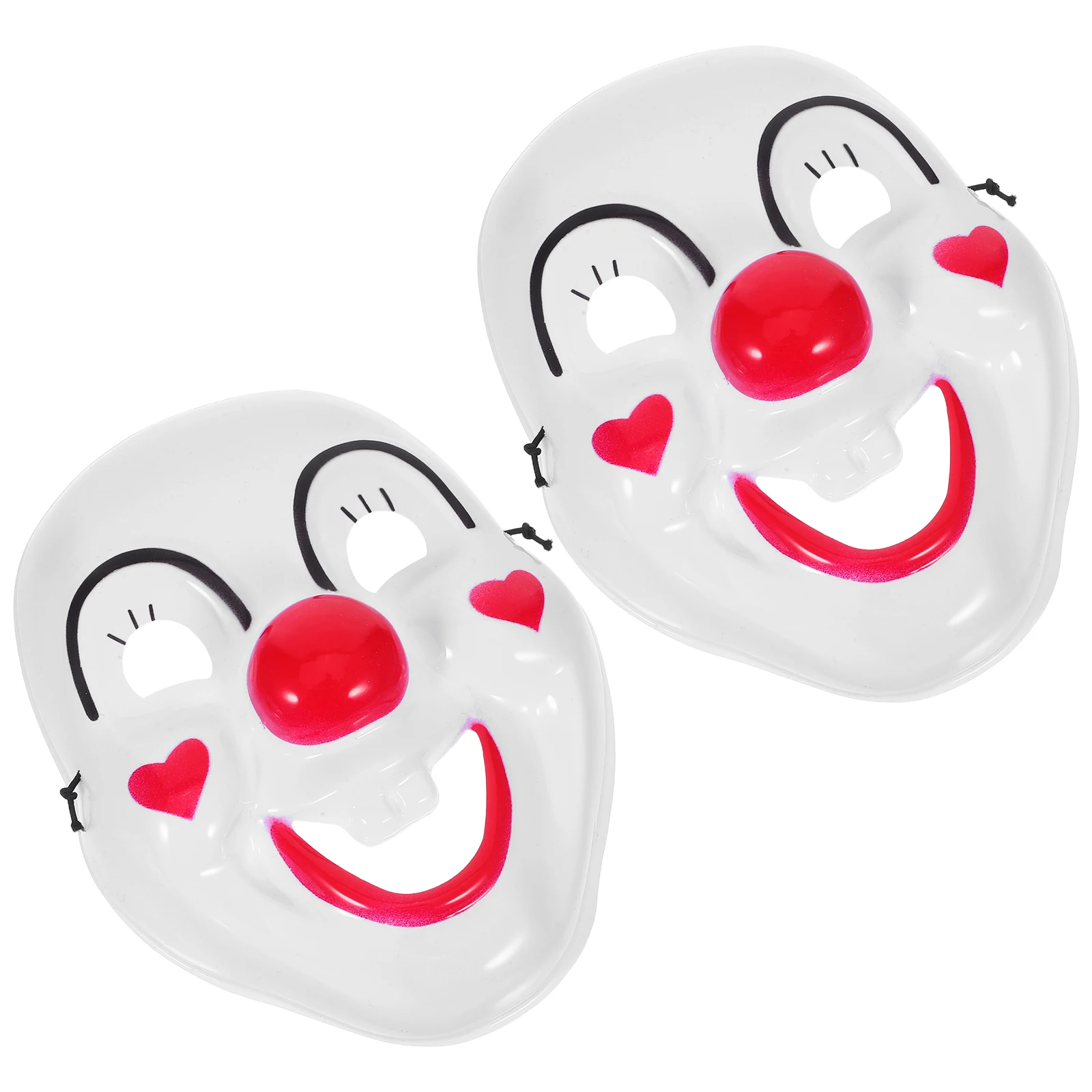 2pcs Clown Mask Scary Face Funny Props Plastic Party Masquerade Child Adult PVC Masks Carnival Halloween Cosplay Accessories
2pcs Clown Mask Scary Face Funny Props Plastic Party Masquerade Child Adult PVC Masks Carnival Halloween Cosplay Accessories