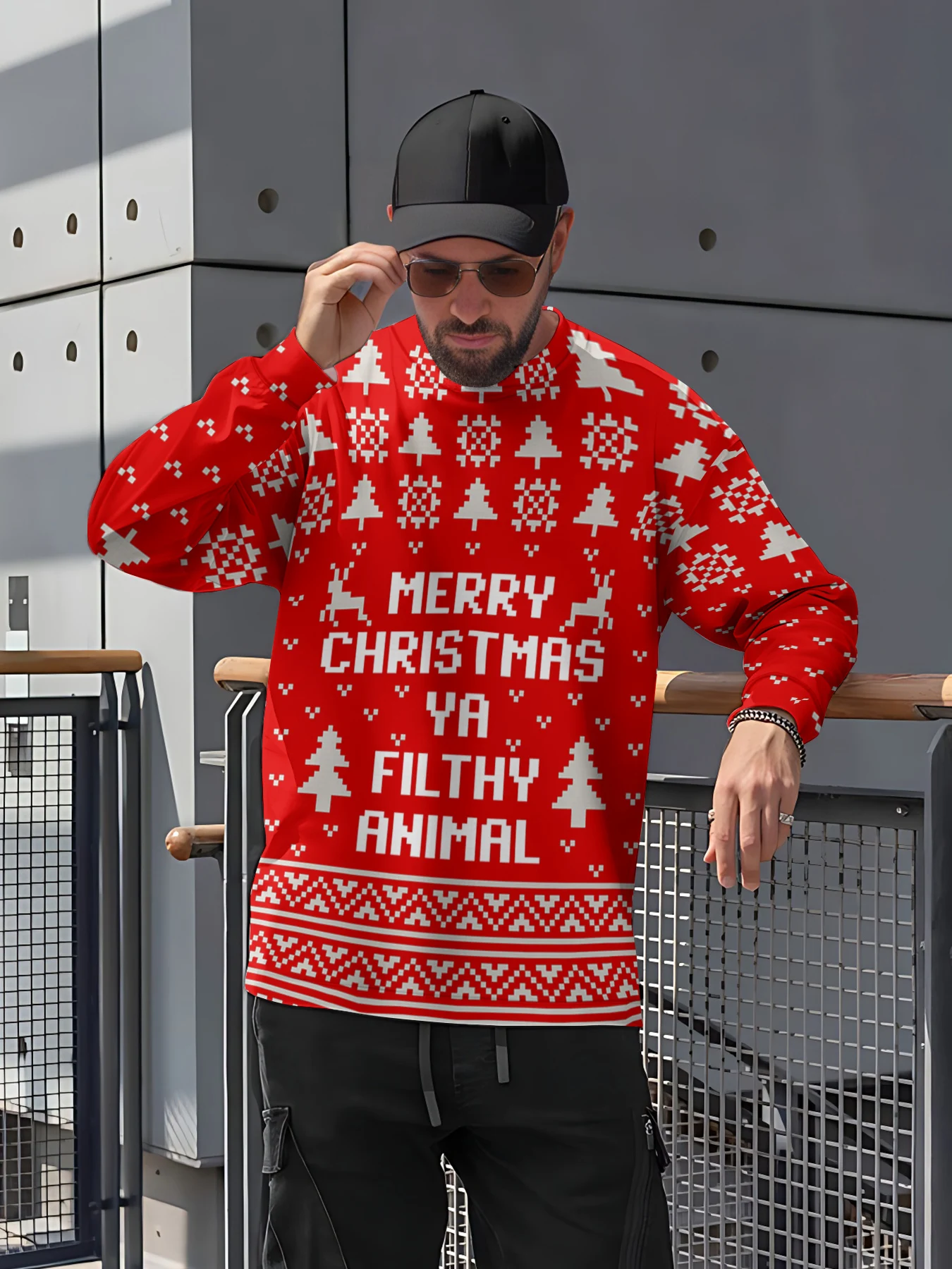 Merry Christmas Sweatshirt Santa Claus Pattern Printed Sportshirt Men Women Long Sleeve Streetwear Casual Tracksuit Male Tops
Merry Christmas Sweatshirt Santa Claus Pattern Printed Sportshirt Men Women Long Sleeve Streetwear Casual Tracksuit Male Tops