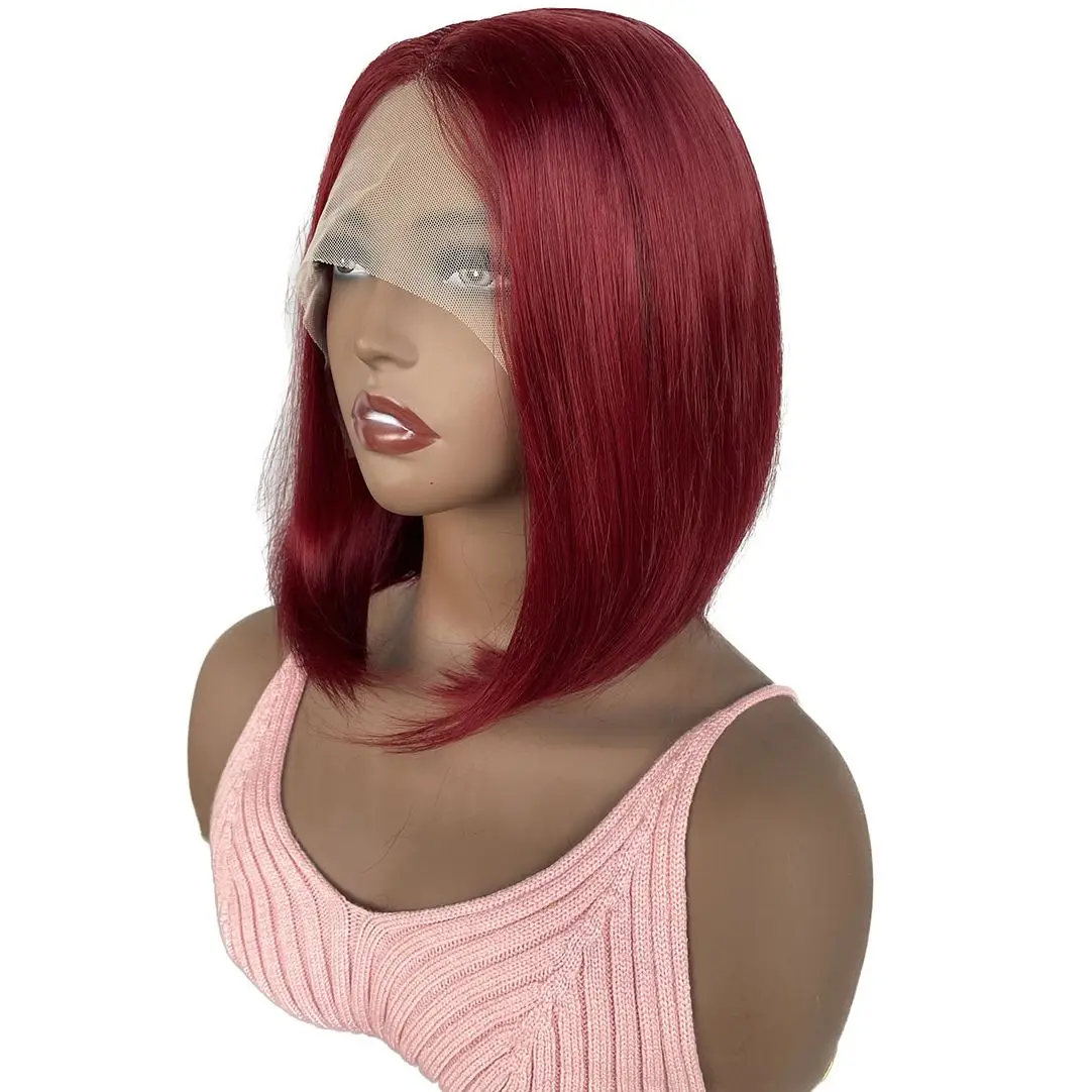 BCHR Short Bob Lace Front Wig Natural Hairline Heat Resistant Synthetic Hair Copper Red Wigs for Women
BCHR Short Bob Lace Front Wig Natural Hairline Heat Resistant Synthetic Hair Copper Red Wigs for Women